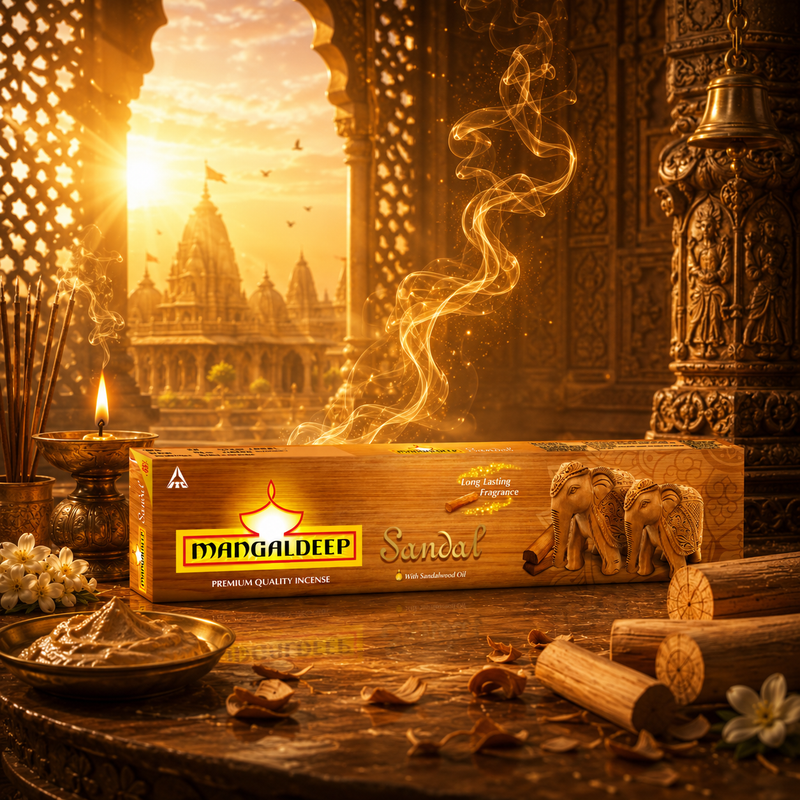 Mangaldeep Refresh Sandal Incense Sticks