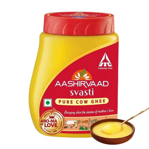 Aashirvaad Pure Cow Ghee, PET Jar, Rich Aroma, 1L