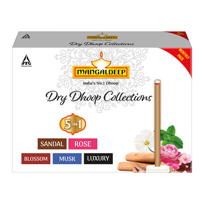 Mangaldeep Dry Dhoop Sticks 5 in 1