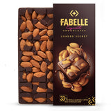 Fabelle Loaded Secret, 33% Whole Visible Almonds In Luxury Milk Chocolate Bar 1