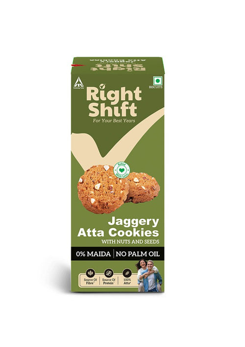 Jaggery Atta Cookies