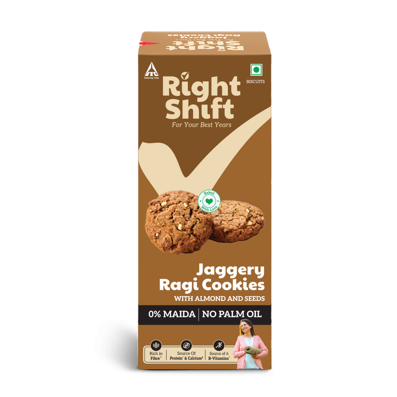 Jaggery Ragi Cookies
