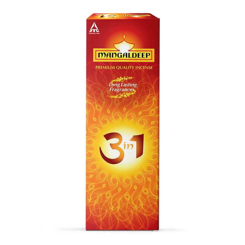 Mangaldeep 3in1 Incense Sticks  223 g