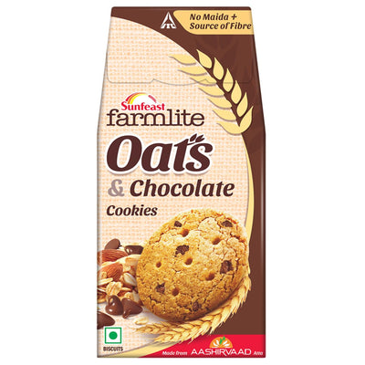 Sunfeast Farmlite Oats and Chocolate Cookies - 150g