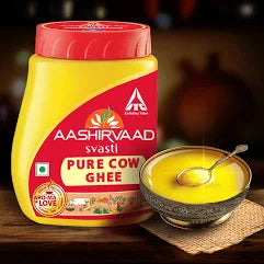 Aashirvaad Pure Cow Ghee, PET Jar, Rich Aroma, 1L